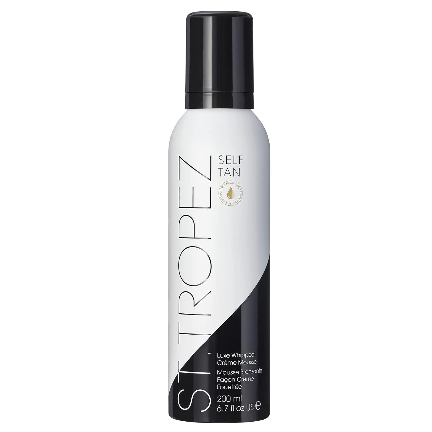 St.Tropez Luxe Whipped Creme Mousse, Luxurious 5-in-1 Self Tan, Niacinamide, Hyaluronic Acid, Vitamin C & E, Vegan, Natural & Cruelty Free, 6.7 Fl Oz