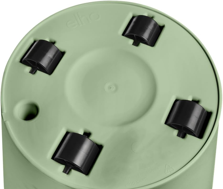 elho Loft Urban Round 50 - Flower Pot for Outdoor - Ø 48.5 x H 44.5 cm - Green/Pistachio Green