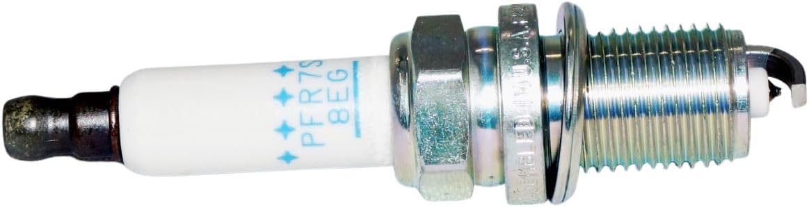 NGK 1675 Spark Plug PFR7S8EG Fine-Wire Laser Welded Dual Platinum Series Compatible with Audi, Volkswagen - 2.0L, Inline 4 Engines - (Set of 4 Spark Plugs)