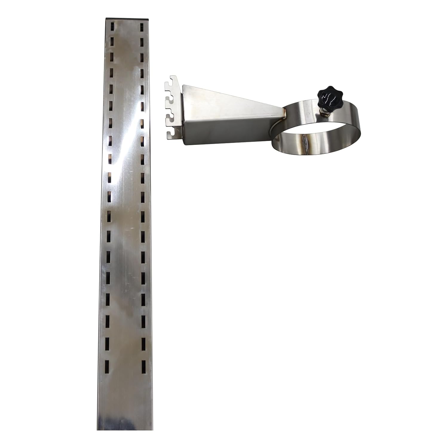 7 inches Stainless Steel Feeding Funnel, Food Grade Manual Filling Hopper, Height Adjustment, with Upgraded Bracket and Lifting Platform