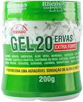 GEL MASSAGEADOR 20 ERVAS EXTRA FORTE ALÍVIO IMEDIATO - RHENUKS