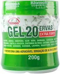 GEL MASSAGEADOR 20 ERVAS EXTRA FORTE ALÍVIO IMEDIATO - RHENUKS