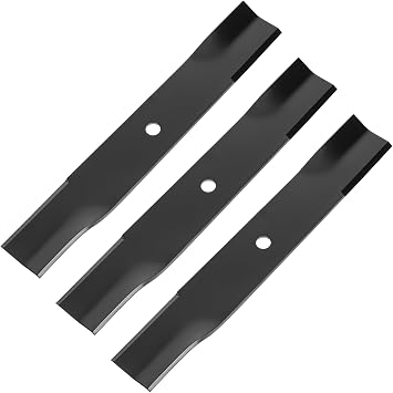 5020843S Lawn Mower Blades for 48" Deck, Compatible with Ferris IS1500Z Bobcat 112111-01 Ex Mark 103-1577 103-2507 103-2527 103-6518 Gravely 00273000 04919100, 3 Pack High Lift