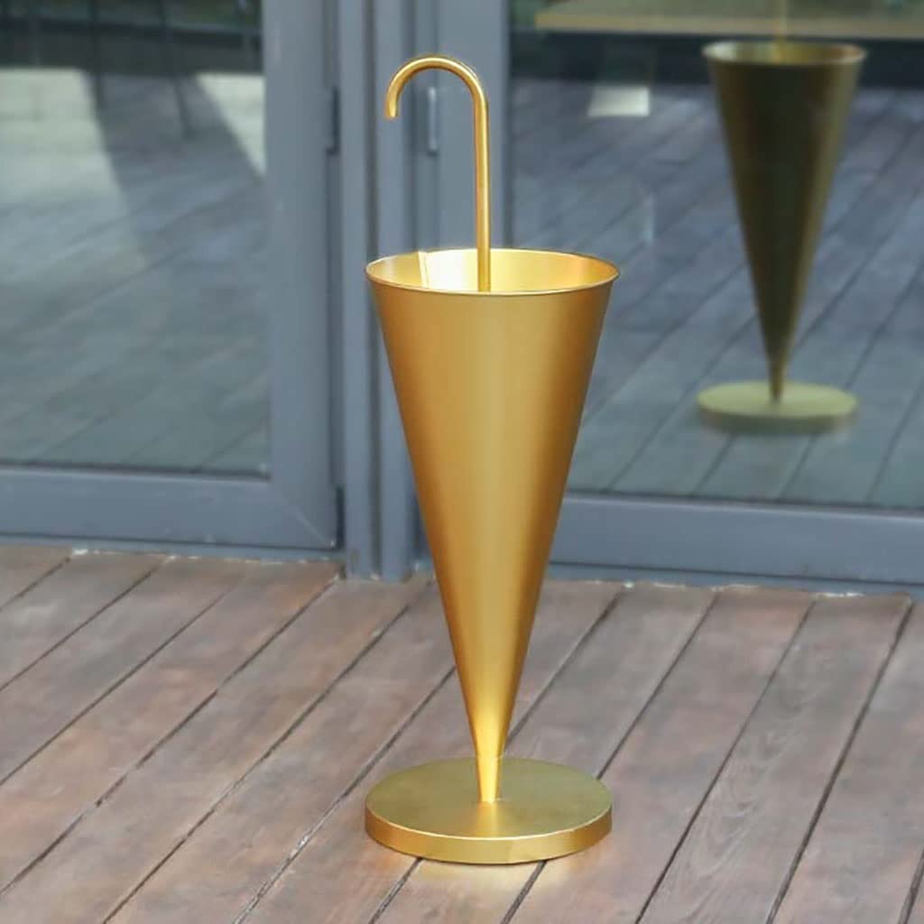DFGHNBVC Stylish Metal Umbrella Holder Stand For Entryway Porch, Removable Drip Tray, Perfect For Long/Short Umbrellas Walking Canes, Indoor Storage Solution