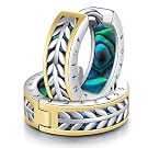 Amazon Amavive Viking Huggie Hoop Earrings for Men Women 16mm 925 Sterling Silver | Viking Runes Huggie Earrings Lightweight for Everyday Wear Hypoallergenic Jewelry Gifts for Christmas/Birthday/Halloween