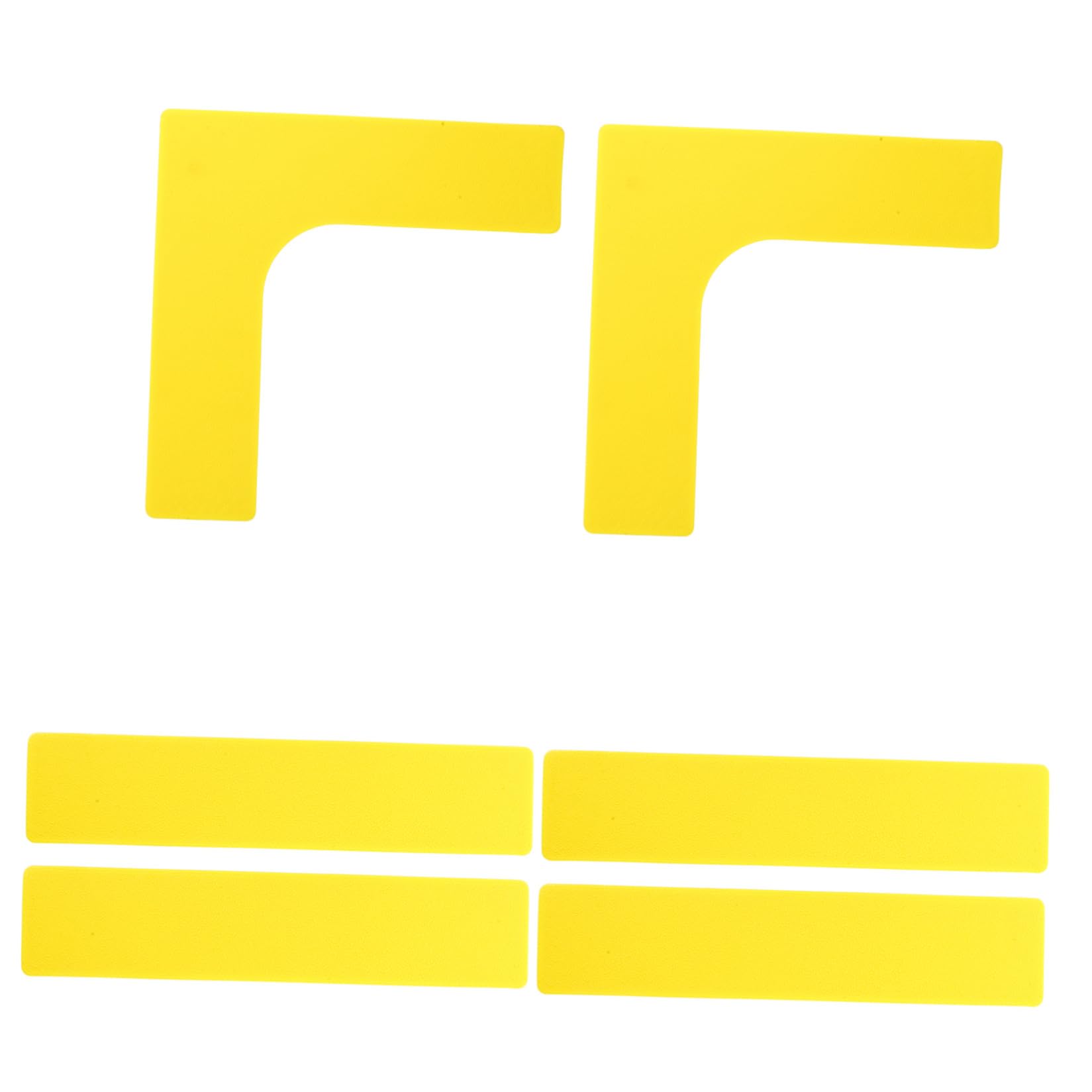 GALPADA Kit Marcatori Campi Pickleball e Tennis Linee Gialle Resistenti UV Attrezzatura da Pickleball per Installazione Rapida e Segnaletica Orizzontale Esterni