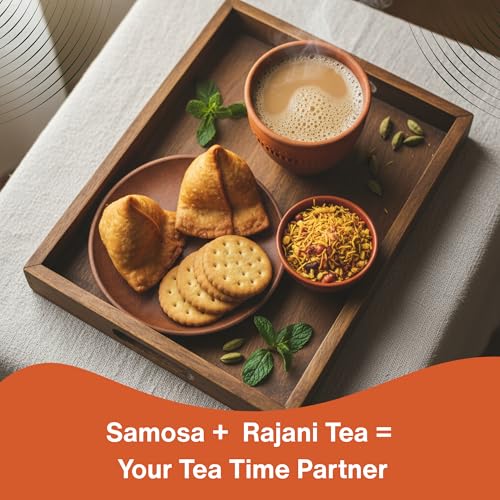Image of RAJANI Premium Dust Tea Powder (500gm), Organic Kadak Chai Patti From The Fields Of Assam With Strong & Refreshing Aroma, Long Traditional Chai, No Flavors Added, CTC Process Black Tea