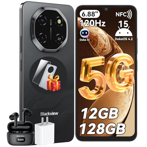 Blackview Shark 6 Smartphone 5G, Telefono Cellulare 6.88''...