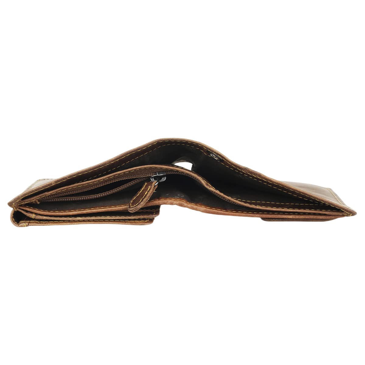 Greenburry Portafoglio Vintage Cafe Racer RFID in pelle 9,5 cm