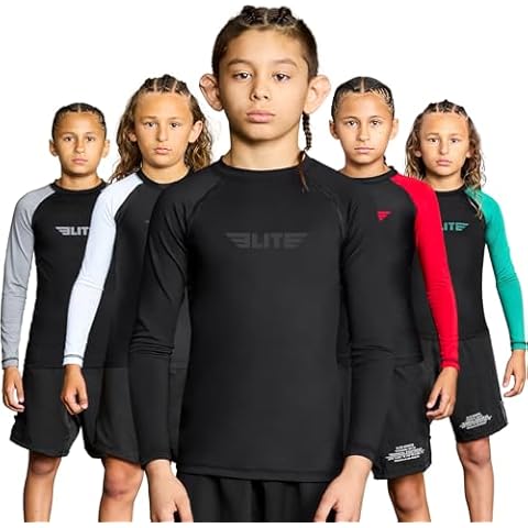 Elite Sports Full Sleeve Kids Rash Guard Cover
