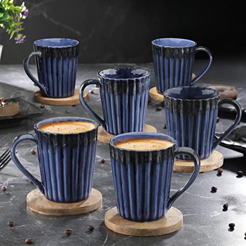 Indulge Homes Ceramic Coffee Mug Serving Glossy Blue Finish Coffee Mug Tea Cup - 300 ML (Glossy Blue, Pack of 6) (B0BT7KWHXC) Amazon Price History, Amazon Price Tracker