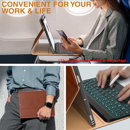 Saltburn Leather Keyboard Case For Ipad 9Th/8Th/7Th Generation With 10.2 Inch thumb #4