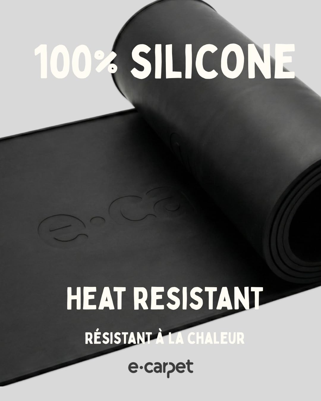 Tapis de Protection Sol pour Trottinette Électrique | Silicone Étanche, Bordure Rétention d'Eau, Ignifuge, Compatible Tous Modèles