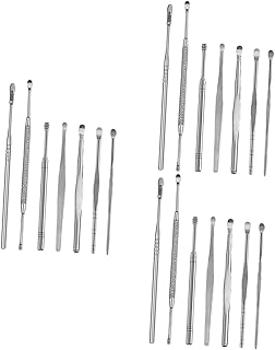 Gatuida 3 Sets 7pcs Seven Piece Ear Picking Tool Set Cleaning Tools Spring Tool Ear Cleaners Stainless Steel Ear Cleaner Ear Wax Removal Tool Cosmetic Seven Piece Set