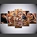 Produktbild 5 Stücke Maler Leben Home Wall Decor Leinwandbild Kunst HD Drucken Malerei Auf Leinwand Kunstwerke30x40cmx2 30x60cmx2 30x80cmx1