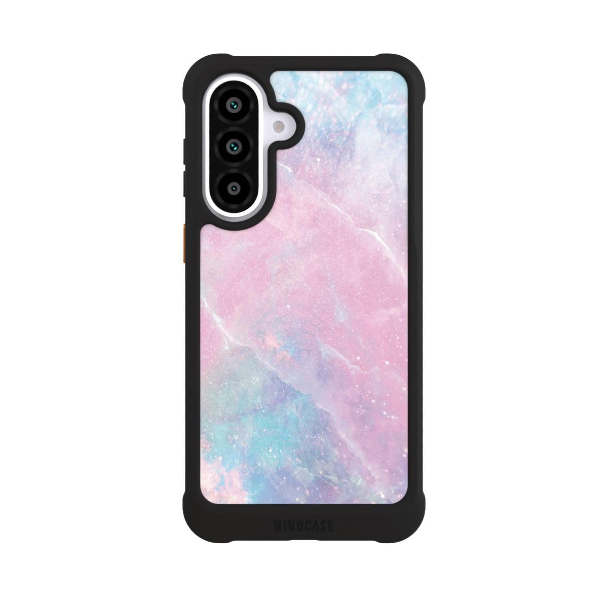 Custodia per Samsung Galaxy A57 5G Marmo pink Glitter Look