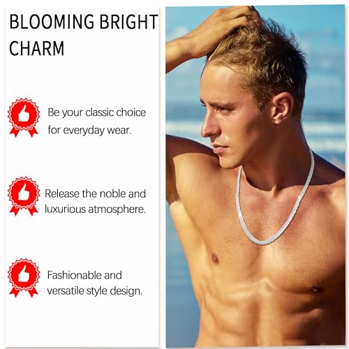 Italian Solid 18k Gold Over 925 Sterling Silver Chain Necklace for Men Women, 3.5mm, 5mm Diamond Cut Cuban Link Chain, Sturdy & Shiny & Not Easy to Fade & Comfortable 16 18 20 22 24 26 Inch4