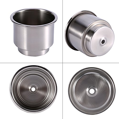 2Pcs Portabicchieri tazza in acciaio inox per