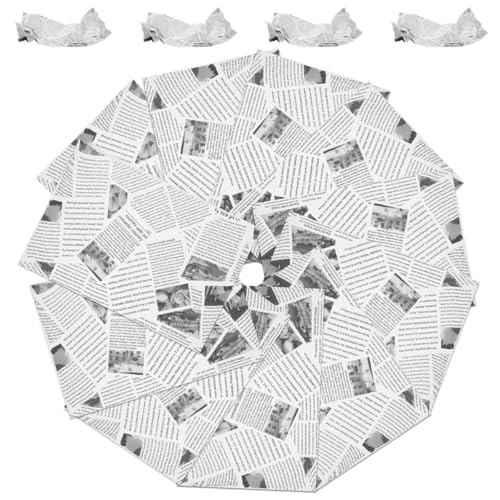 SOLUSTRE 120Sheets Retro Bread Papers Greaseproof Vintage Food Wrap for Sandwiches French Fries Fried Chicken Household Baking for Parties and Gatherings