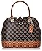 Produktbild Guess Damen Satchel Cessily Dome Umhängetasche, Mokka Multi, One Size