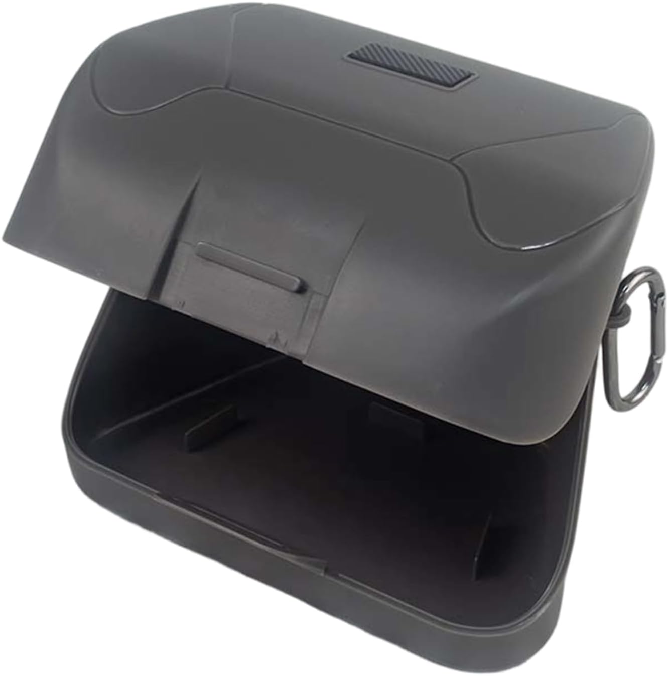 Controller Storage Case Hard Shell Portable Gamepad Carrying Box with Hinged Lid, Compact Desk Storage and Travel Organi