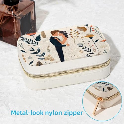Boîte à bijoux portable compacte et organiseur de bijoux de voyage pour fille - 7