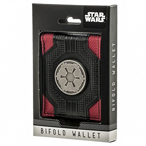 Star Wars MW320MSTW Imperial Empire Emblem Logo Mix Material Bi-Fold Gift Boxed Wallet thumb #3