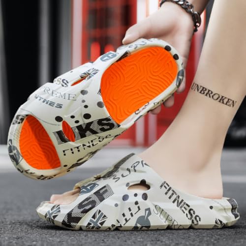 Premium Comfort Designer Thick Yoga Mat Outdoor Sildes Sandals Summer Slippers For Men Non Slip Flip Flops Indoor Footwear2