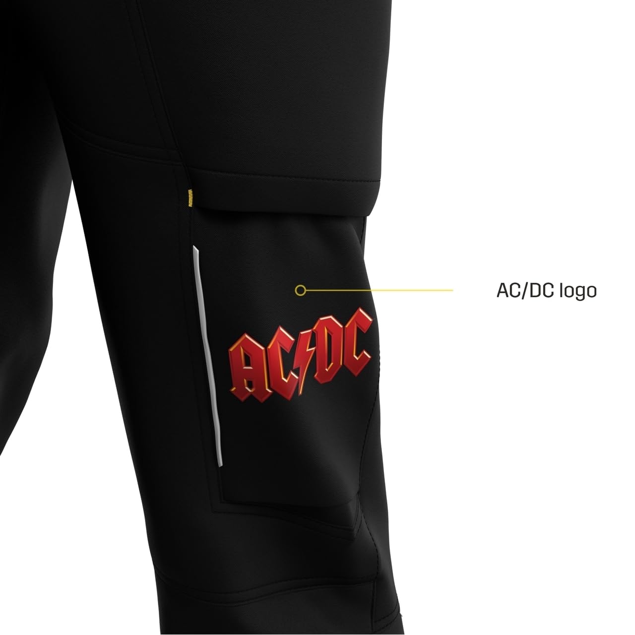 SAFETY JOGGER Arbeitshose mit AC/DC Logo Herren und Damen - Pants - Berufshose