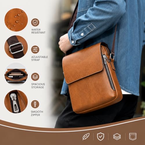 Image of CAVALO - Be Unique Sling Bag| Waterproof | Slim Crossbody Side Bag for Men & Women | Hard Shell Anti-Theft for Travel & Daily Use| Six Pocket|