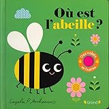  Où est l\'abeille ? – Livre à rabats en feutrine et miroir – À partir de 6 mois