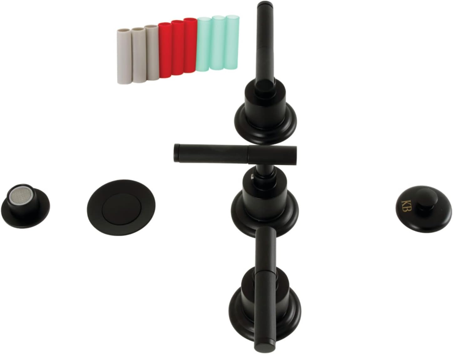 Kingston Brass KB6325CKL Kaiser Three-Handle Bidet Faucet, Oil Rubbed Bronze