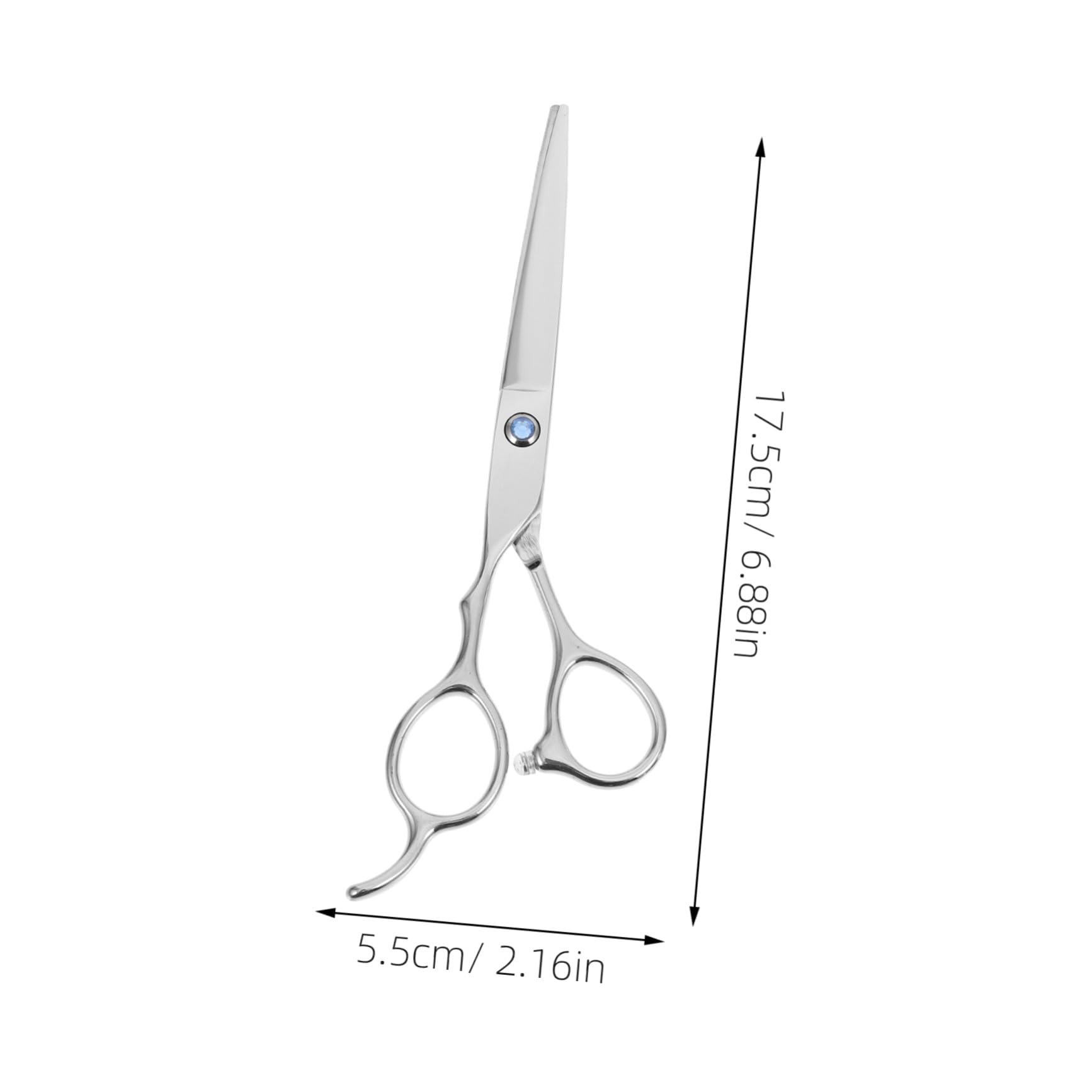 FRCOLOR 2pièces Ciseaux Pour Gauchers Adultes Outil De Coupe De Cheveux Ciseaux Gaucher Dédiés Coiffure Et Pratique Pour Usage Domestique Ou Professionnel