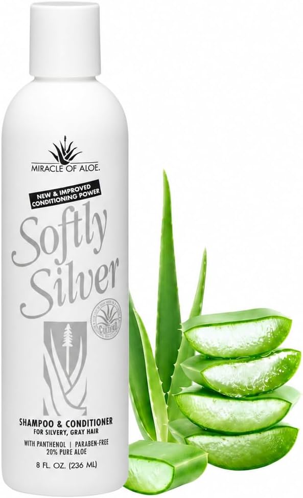 Softly Silver Grey Hair Shampoo/Conditioner, 237ml bottle