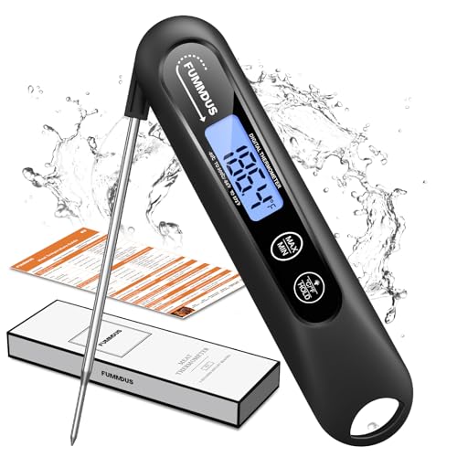 Meat Thermometer Digital, 3S Instant Read Food Thermometer for Co...