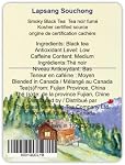 Lapsang Souchong - The Great Canadian Tea Company - Noir fumé Tea - Feuille molle (100 (en grammes)