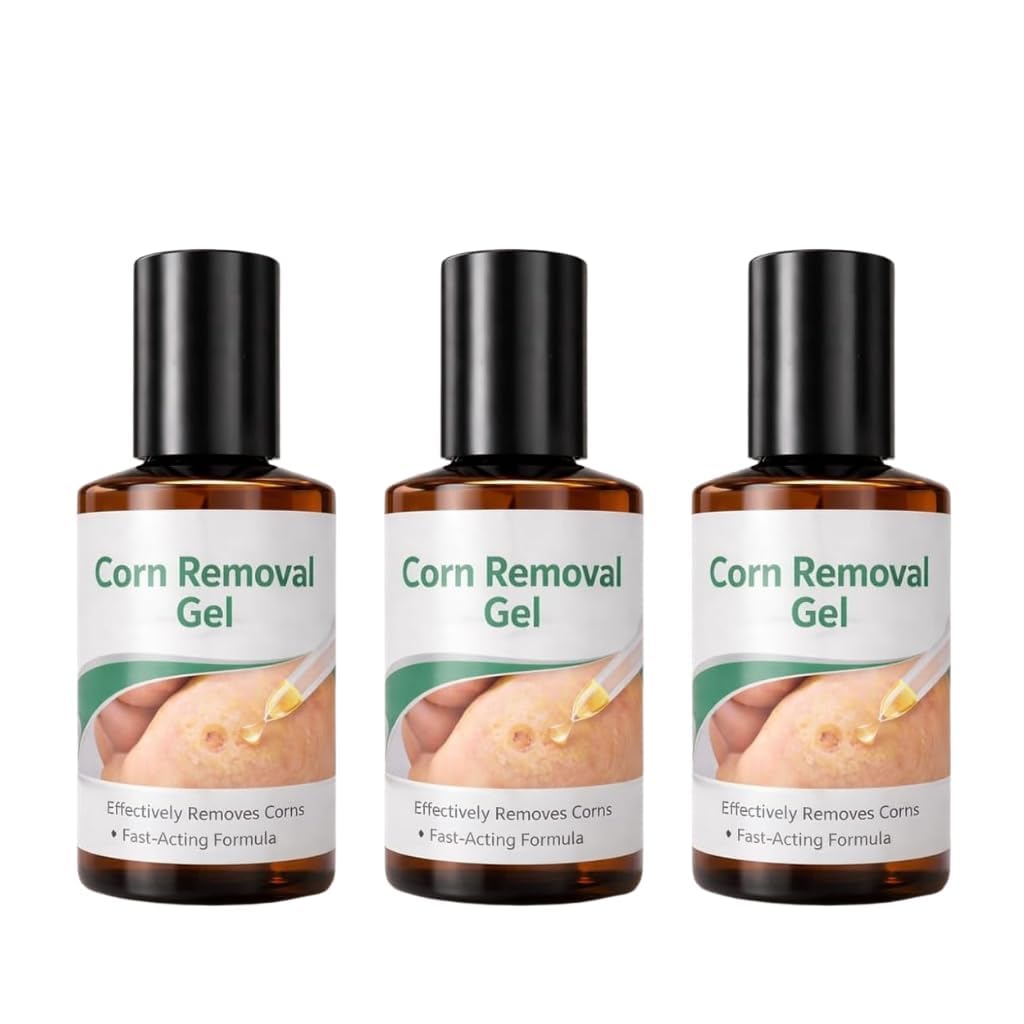 Corn Removal Gel for Feet Lactic Acid Formula, Roll-on, Paraben Free 50ml, Cream, for Cracked Heel Repair Paraben Softener (Pack Of 3)-image-34