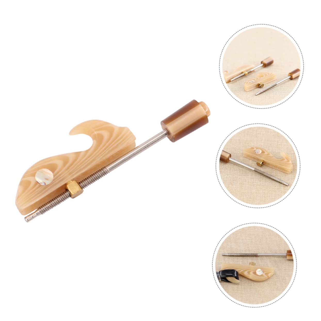 Custodie Per Archi Erhu Archi Per Strumenti Di Tiro Con L'Arco Mini Arco Composto Accessori Per Arco Ricurvo Arco Accordatore Sostituzione Arco Rilascio Pollice Horail Crine