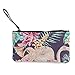 Produktbild Unisex-Geldbörse, Beauty Flamingo Cute Canvas Change Geldbörse, Schminktasche, Handytasche with Handle Wallet Bag Change Pouch