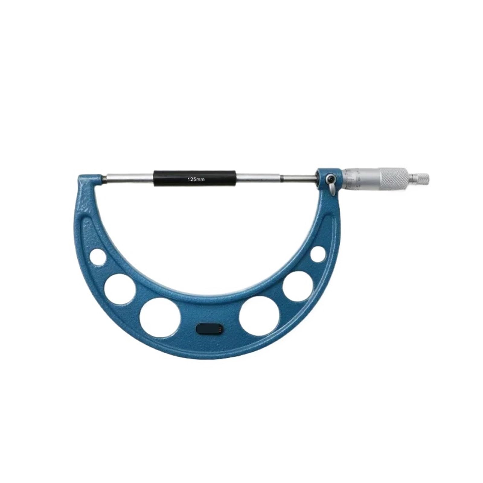 Strumento di misurazione micrometro for esterni ad alta precisione da 125-150 mm con meccanismo di bloccaggio - Risoluzione 0,01 mm for lavorazione dei metalli e fai da te
