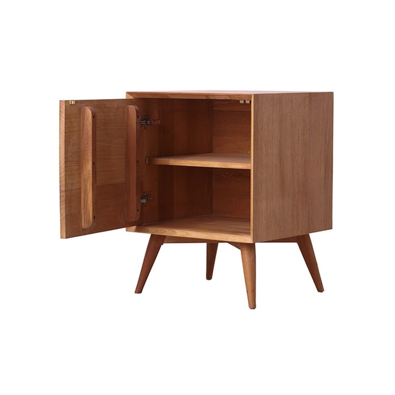 Huangj-0527 CD storage Minimalist Wooden CD Storage Cabinet with Door for Living Room Bedroom Sofa Sideboard Record