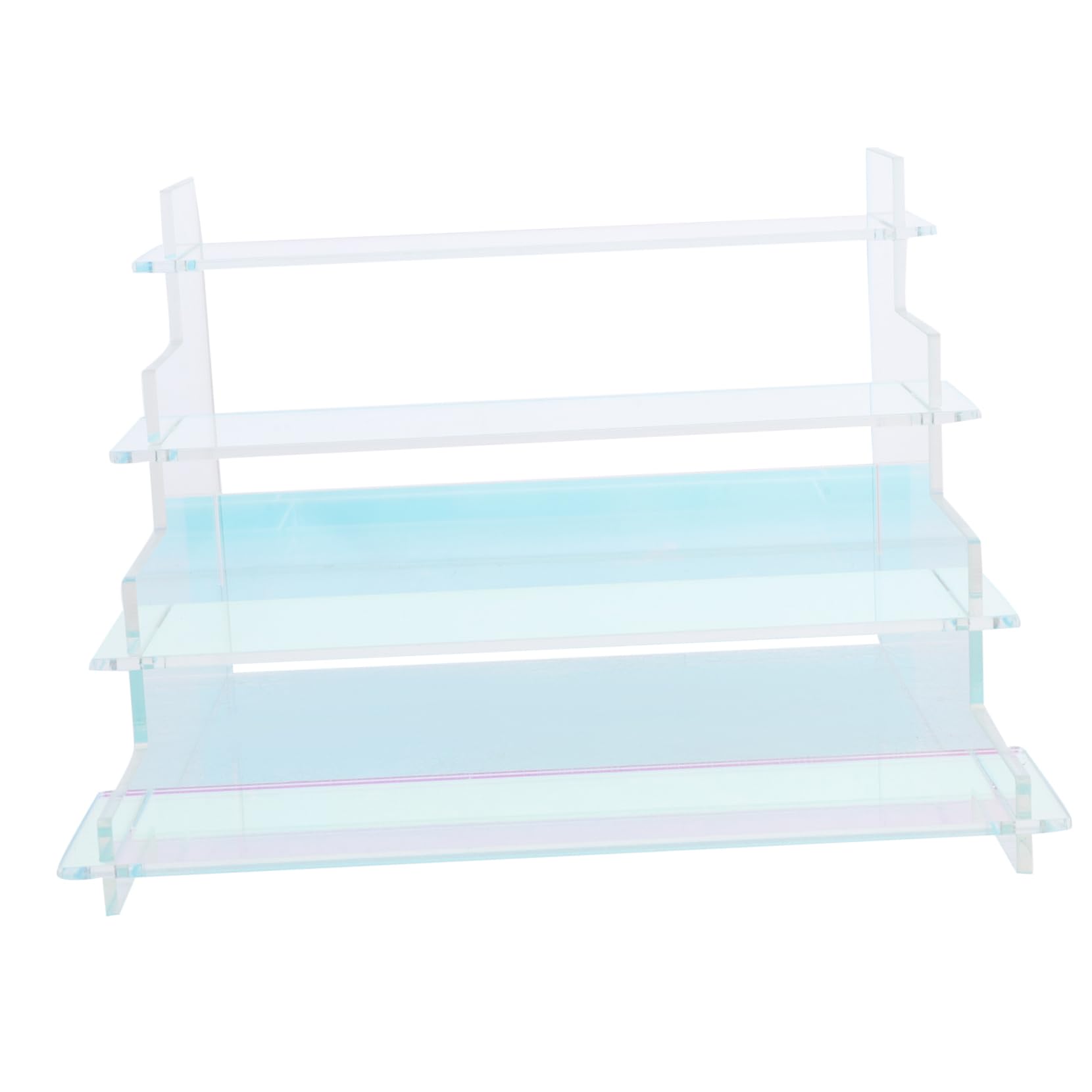 Alipis Transparenter Acryl Parfümständer mit 4 Etagen Großer Stauraum Wiederverwendbar Modischer Kosmetik Organizer für Wohn und Schlafzimmer