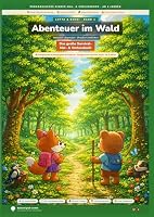 Lotta und Benni – Abenteuer im Wald: Das große Survival-Mal- und Vorlesebuch für Kinder ab 4 Jahren – Natur, Tiere und Wildnis entdecken (Lotta & Benni – Abenteuer-Trilogie) (German Edition) 3982884608 Book Cover