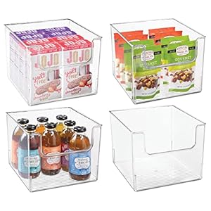 mDesign Set of 4 Storage Trays Open...