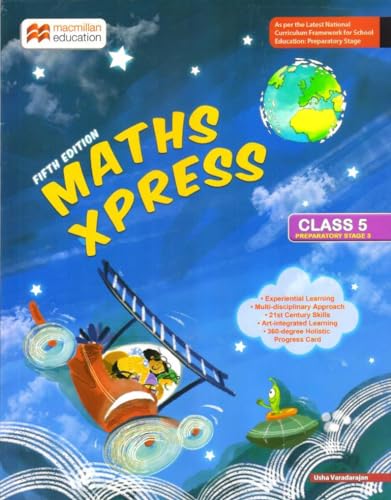 Maths Xpress Reader 2024 Class 5 by Usha Varadarajan | Math Express Series | Maths Series