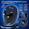 PQKuss Elektrische Penis Trainer vibratorensets für männer Penis Eichel Stimulator, Sexspielzeug mit 10 Vibrationsmodi, Eichelvibrator Taschenmuschi masturbator Cup-Masturbatoren, für die Paare #2