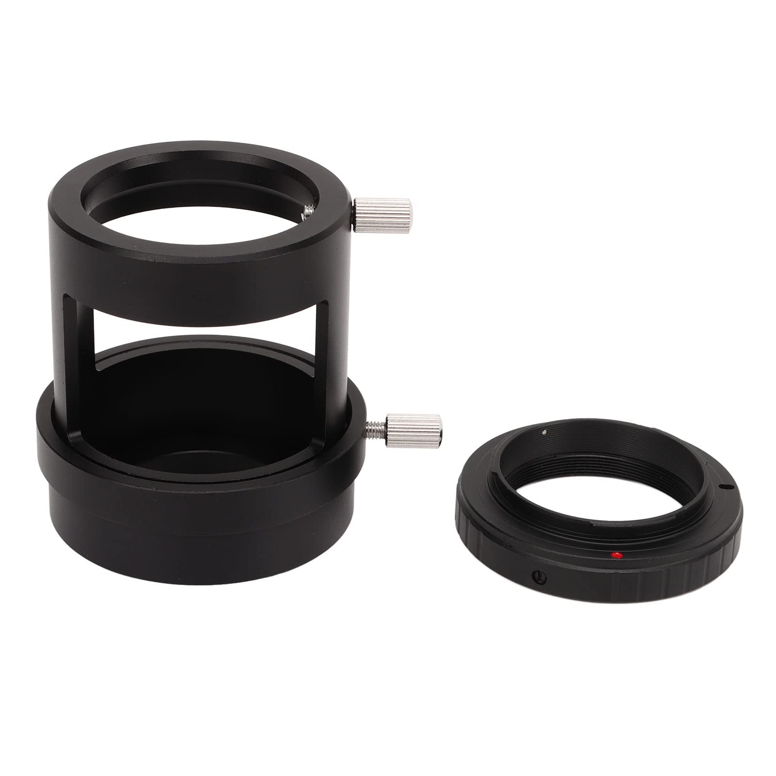 Tubo Adaptador para cámara de telescopio de observación, Anillo Adaptador T2 a cámara réflex OM con Ajuste de Altura y diámetro, Tubo de aleación de Aluminio de diseño Hueco para