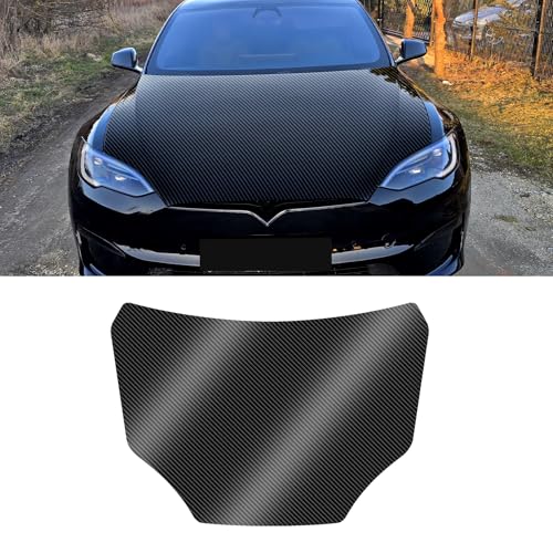 FDAIUN for 2016-2025 Tesla Model S Precut Car Paint Protective Film Carbon Fiber Print Self Adhesive PET Car Wrap Film Scratch Protector Exterior Accessories (for 2021-2025 Tesla Model S)