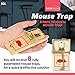 SOL 8pk Wooden Mouse Traps for Indoors | Durable Reusable Snap Traps | Mice Trap for Indoors | Mouse Trap | Mice Traps for Rodent Control | Mouse-Trap | Mousetraps for Home and Office