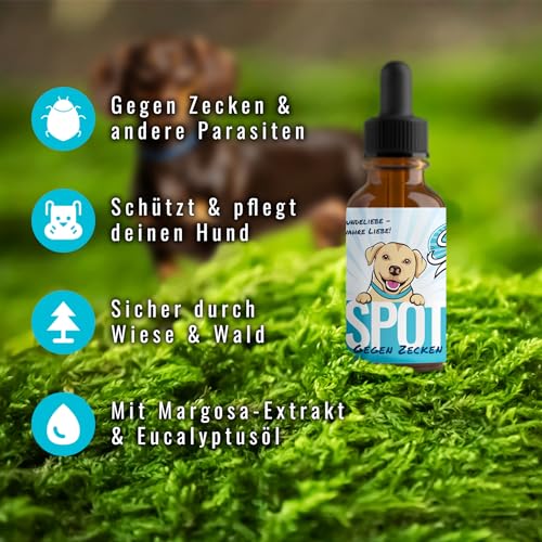 Sollis Zeckenschutz für Hunde | Zecken Spot On | Natürliche Ölmischung
